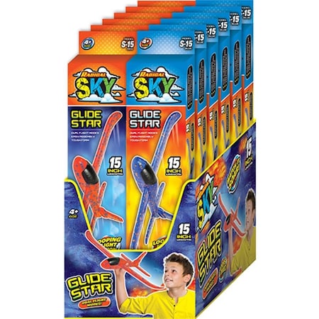 Ja-Ru Radical Sky Foam Glider, Assorted Color, 12PK JA8042